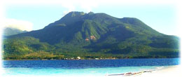 camiguin's pear-shaped volcanic island